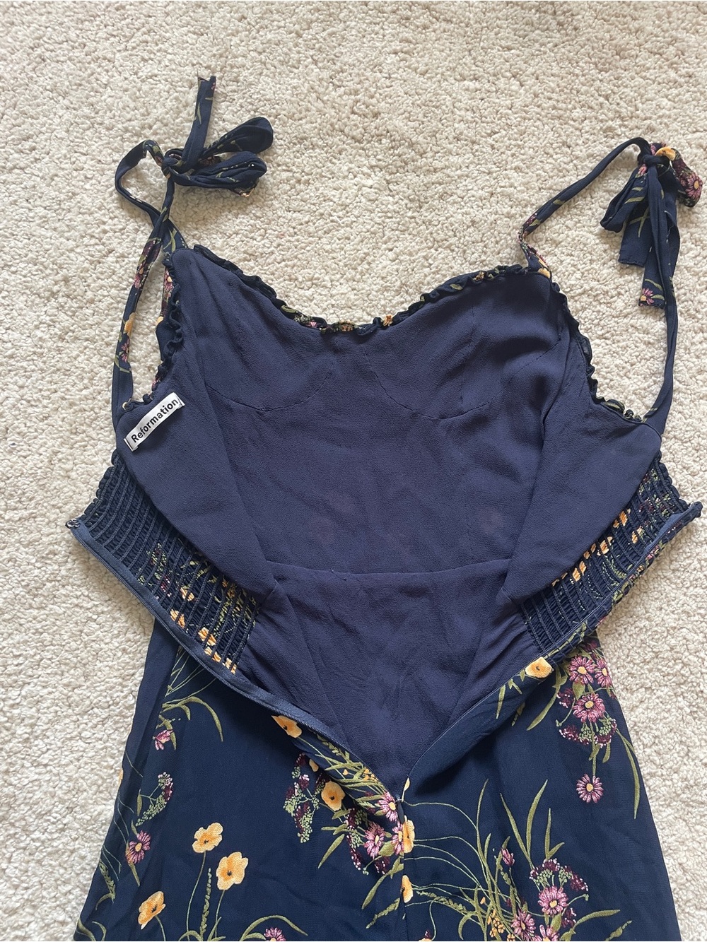 Reformation Nikita Dress In Mademoiselle size 8 - Picture 12 of 14
